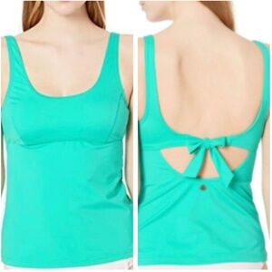 PRANA NWT RIMINI SWIM TOP TANKINI AQUA WAVE XS